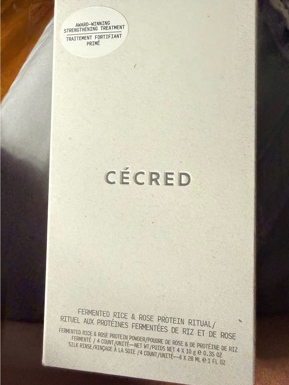 CÉCRED Fermented Rice & Rose Protein Hair Treatment